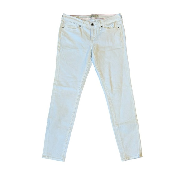 Lucky Brand White Charlie Skinny Jeans Size 10/30 - Picture 1 of 8